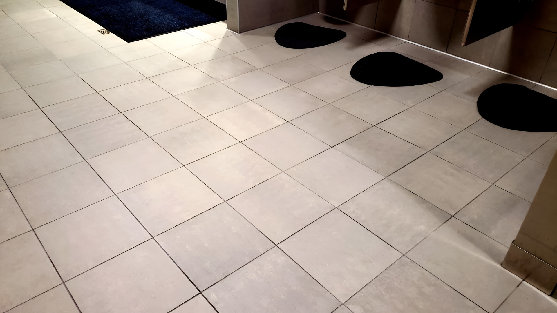 Commercial VCT floor after strip and wax by G&J Cleaning Services